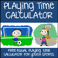 Equal Playing Time Calculator